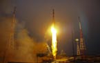 A Russian launch destined for the International Space Station last week. Reports in Washington suggest that Russia is separately developing a space-ba