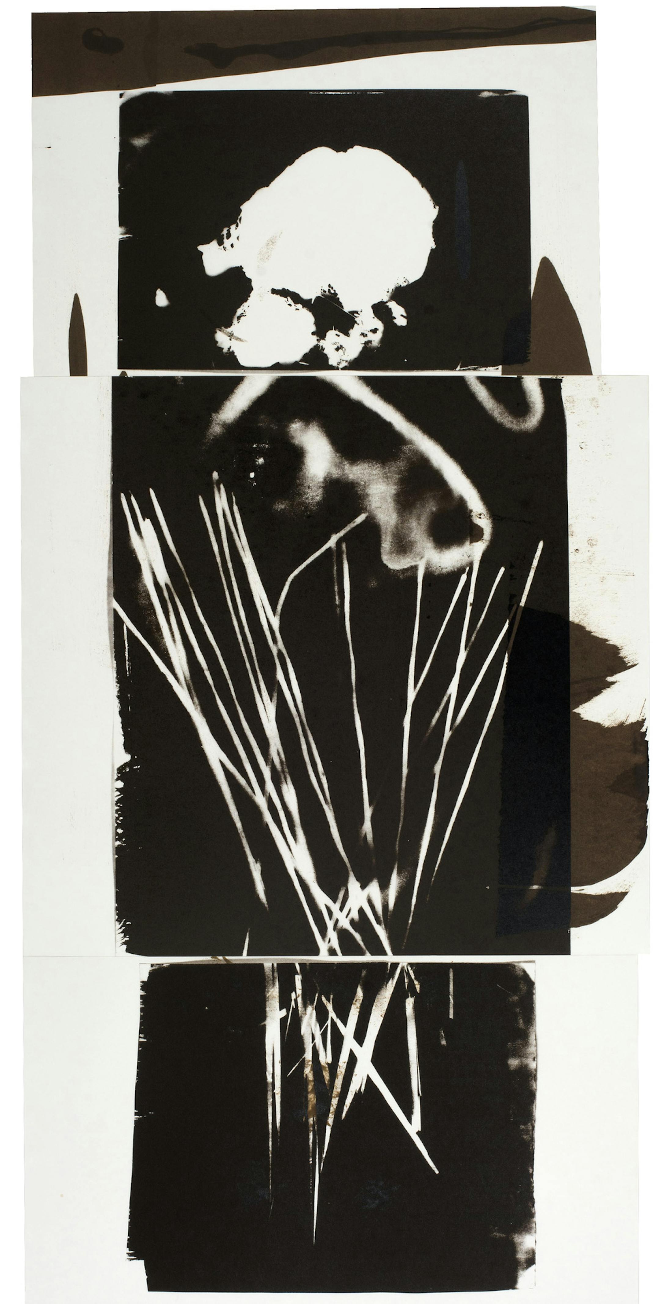 Provided by Highpoint Center for Printmaking. Jay Heikes, "Niet Voor Kinderen," 2015 Screenprinted Asphaltum with Hand Colored Asphaltum 64 11/16" x 29 1/2" Image credit: David Kern