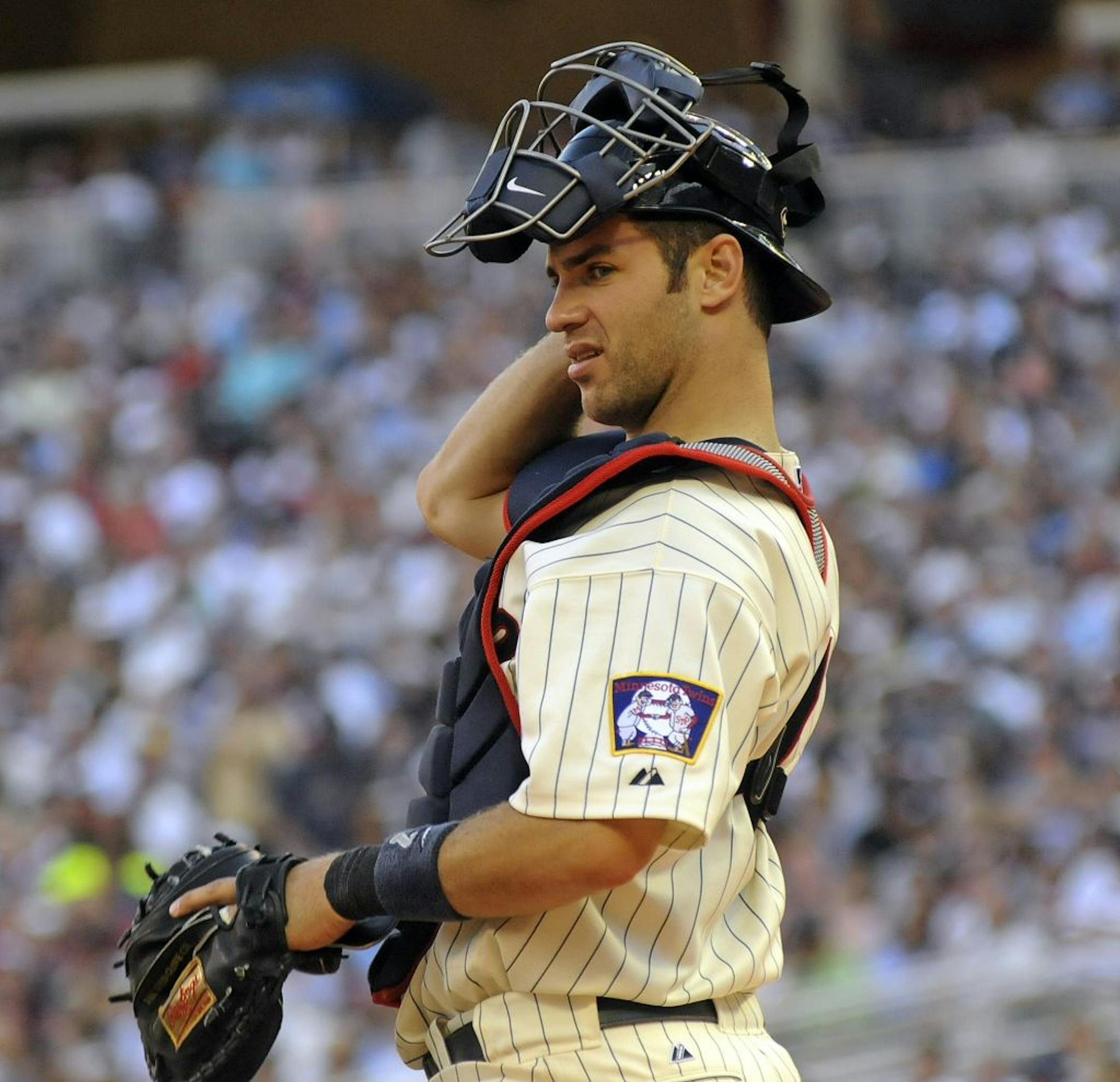 Twins catcher Joe Mauer