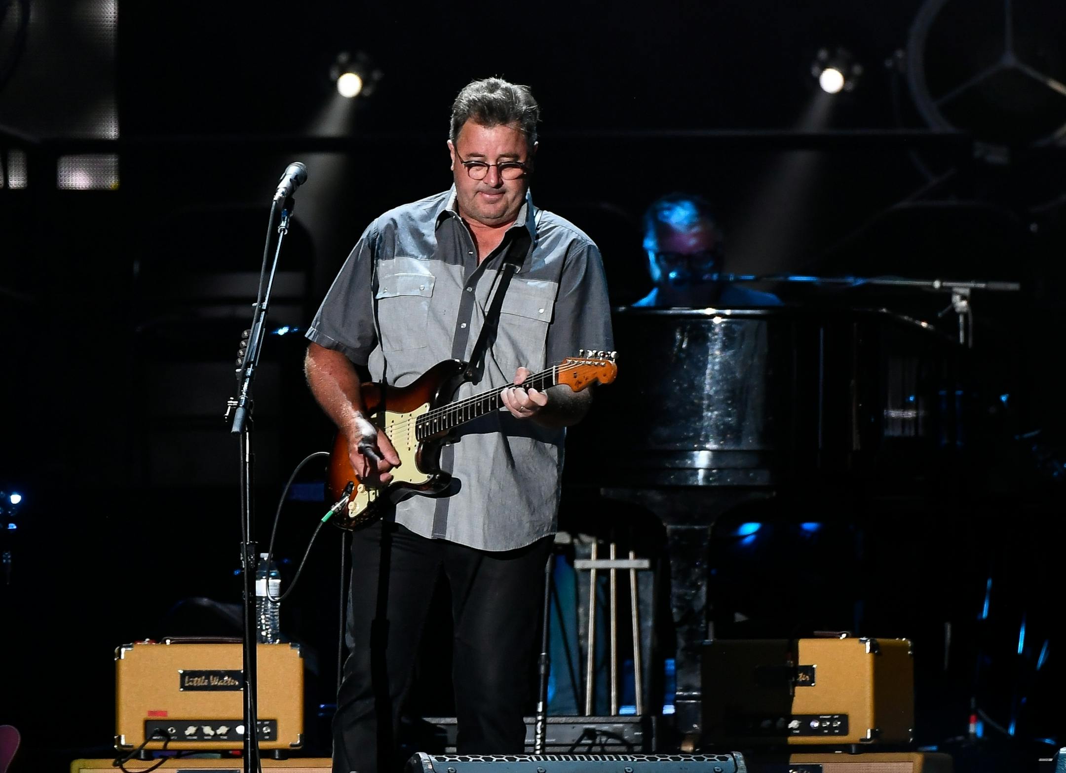Vince Gill performed with The Eagles Saturday night.