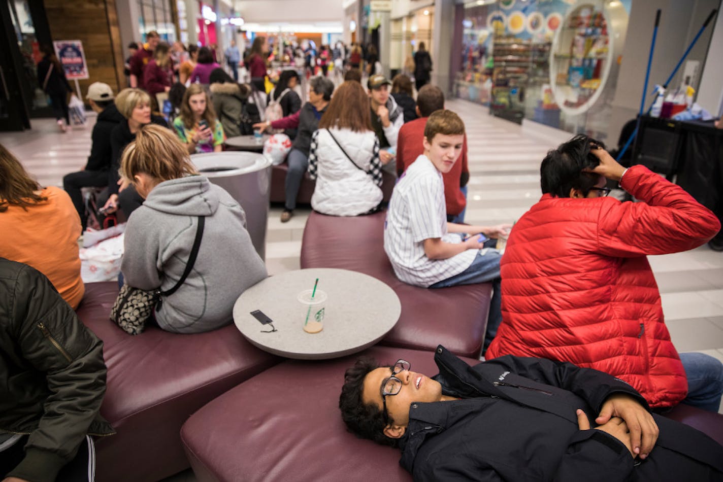 The crowds at Mall of America this weekend could be the equal of Black Friday, when this photo was taken. The mall is expecting an influx on Saturday and Sunday with the end of Ramadan.