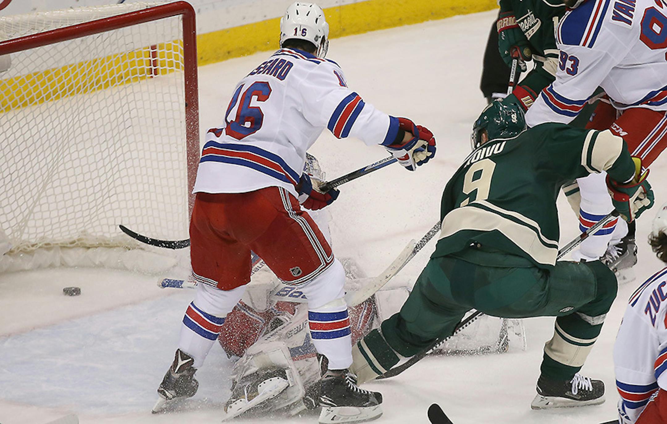 Wild center Mikko Koivu scored a goal in the third period as the Minnesota Wild took on the New York Rangers at the Xcel Energy Center, Thursday, December 17, 2015 in St. Paul, MN.