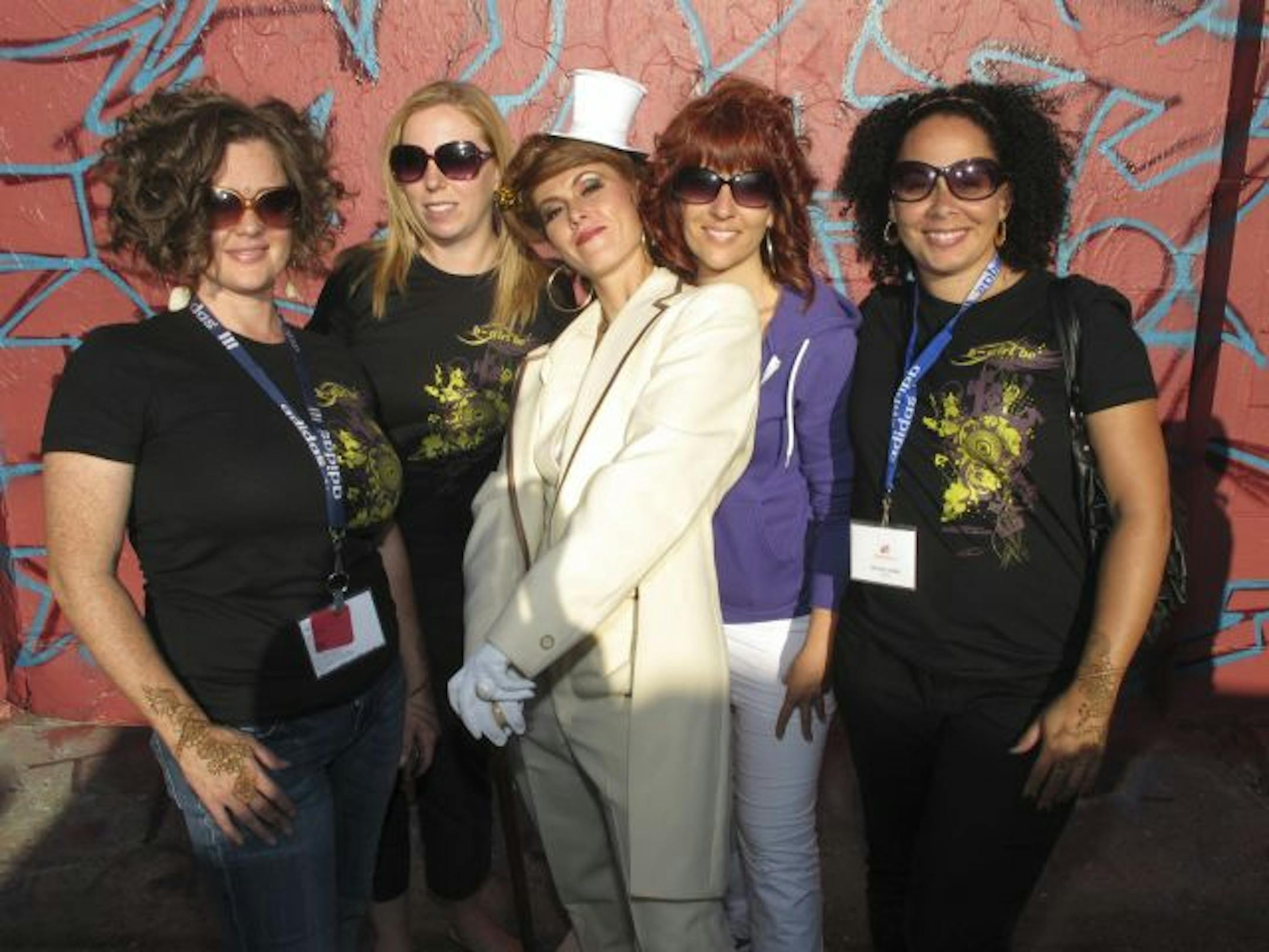 Desdamona, Theresa Sweetland, Melisa Riviere, Autumn Compton and Michele Spaise.