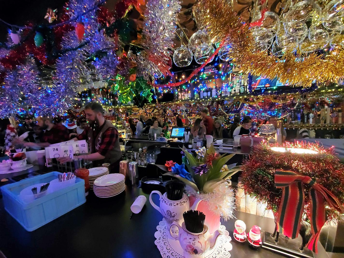 Betty Danger's Country Club in northeast Minneapolis turns into Mary's Christmas Palace for the holidays.