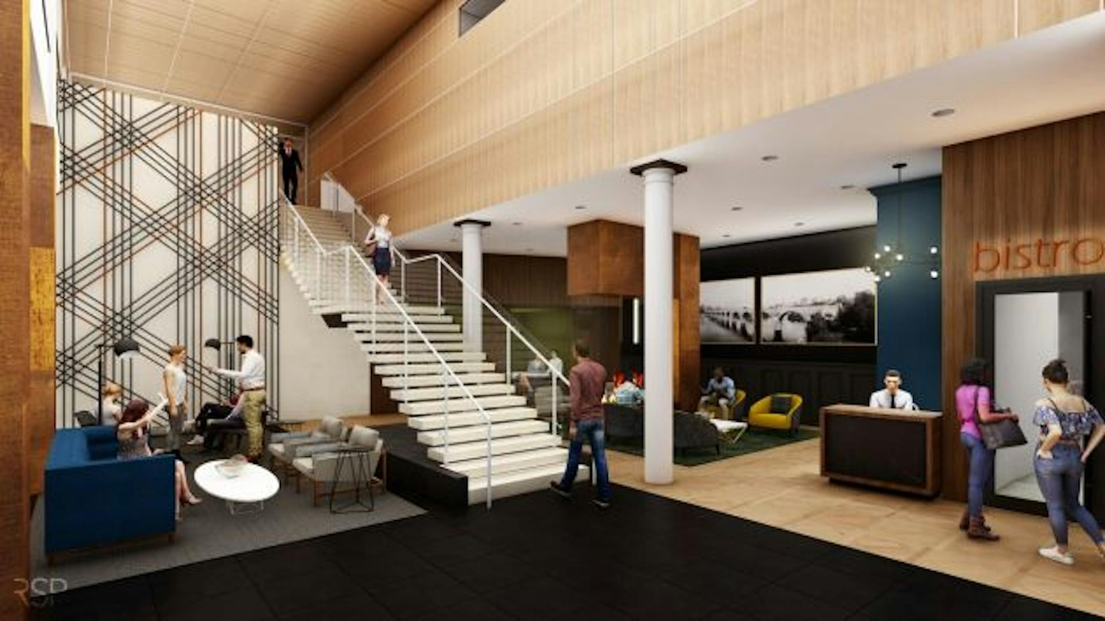 The newly renamed The Andrus will have a revamped lobby.