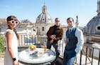 Alicia Vikander, Armie Hammer and Henry Cavill in "The Man from U.N.C.L.E." (Daniel Smith/Warner Bros. Entertainment/TNS) ORG XMIT: 1172108