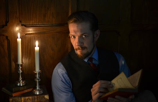Michael Ooms in “Doctor Faustus” for Classical Actors Ensemble.