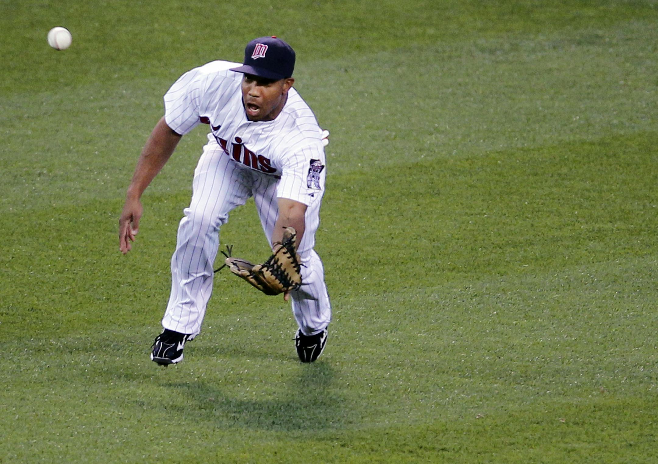 Twins centerfielder Ben Revere