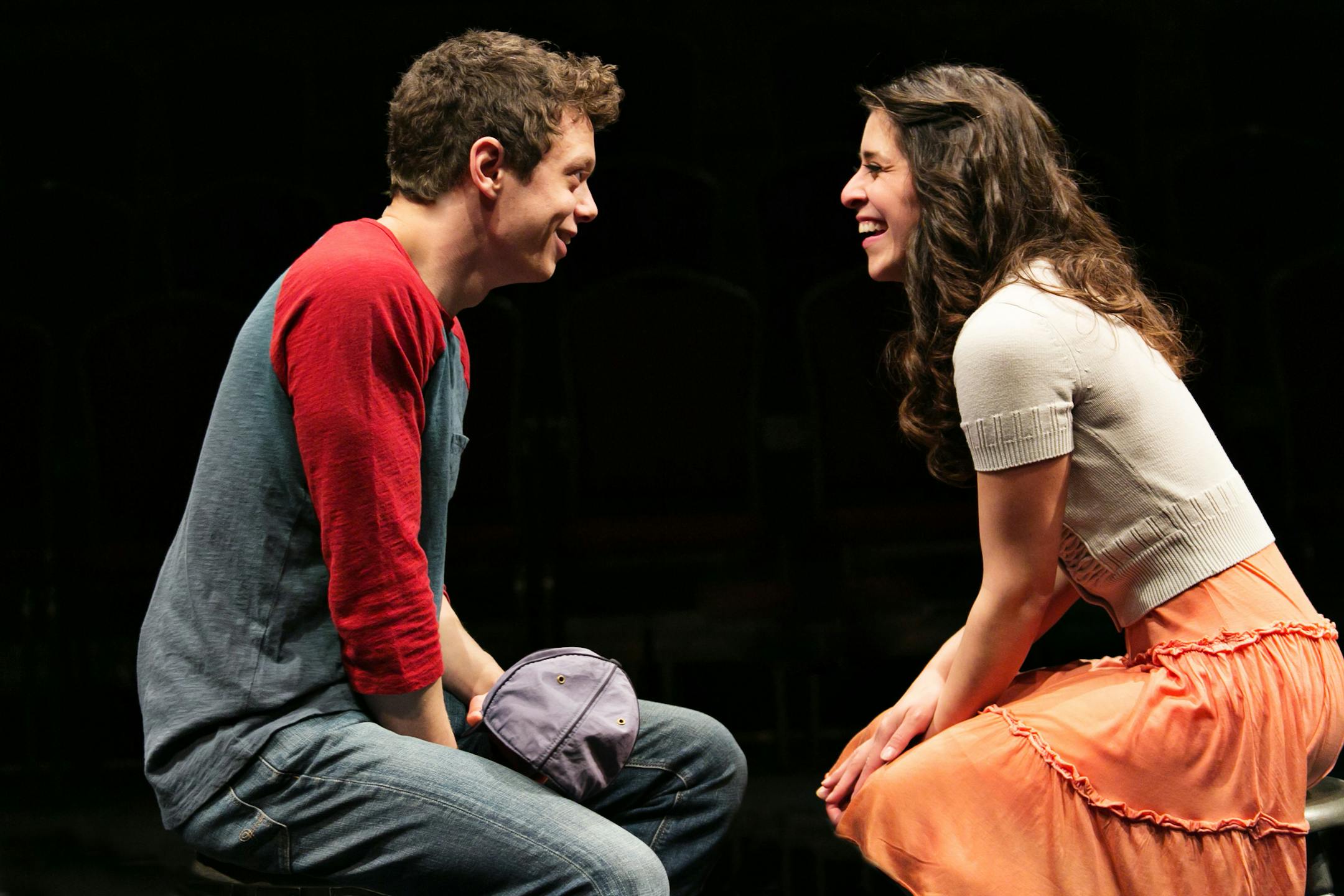 David Darrow (George Gibbs) and Andrea San Miguel (Emily Webb) star in Theater Latté Da's "Our Town."