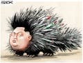 Sack cartoon: The prickly situation with North Korea