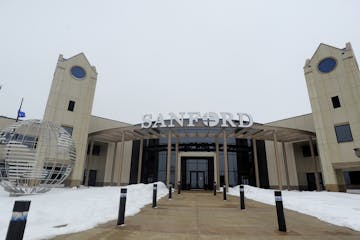 Sanford Health headquarters in Sioux Falls. (ELISHA PAGE/The Argus Leader via AP/file)