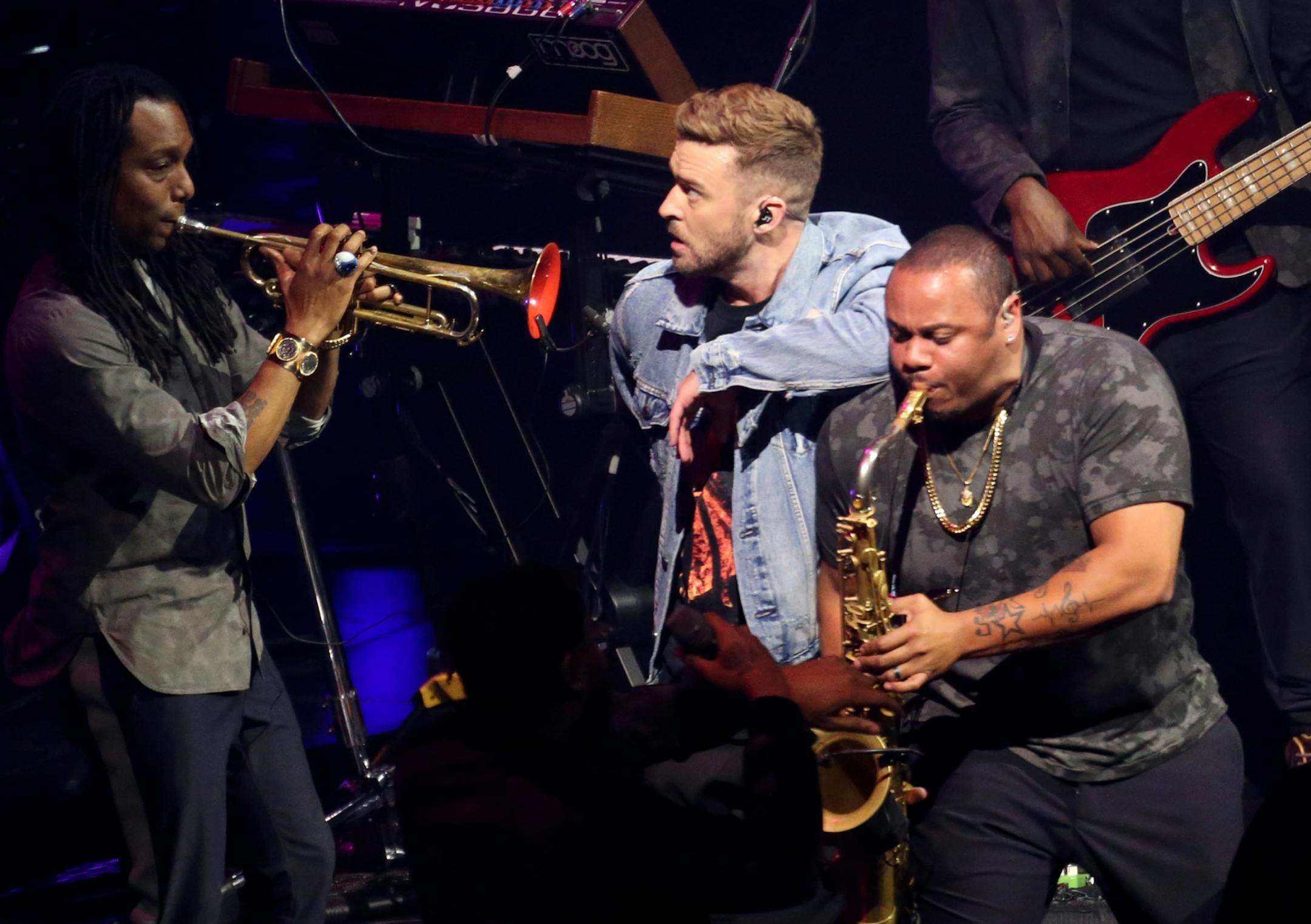 Pop superstar Justin Timberlake performed Friday, Sept. 28, 2018, at the Xcel Energy Center in St. Paul, MN.