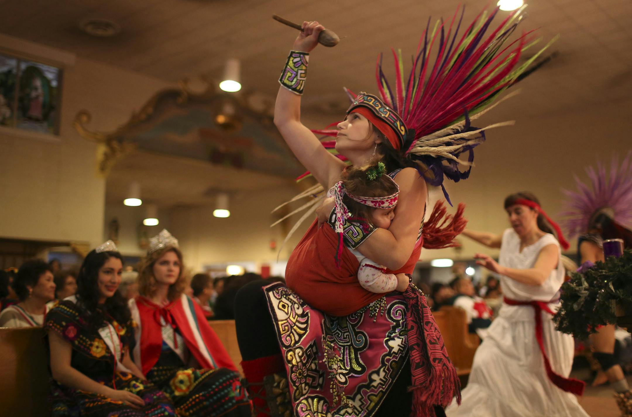 A Coronation Mass was held Thursday night at Our Lady of Guadelupe Church in St. Paul.
