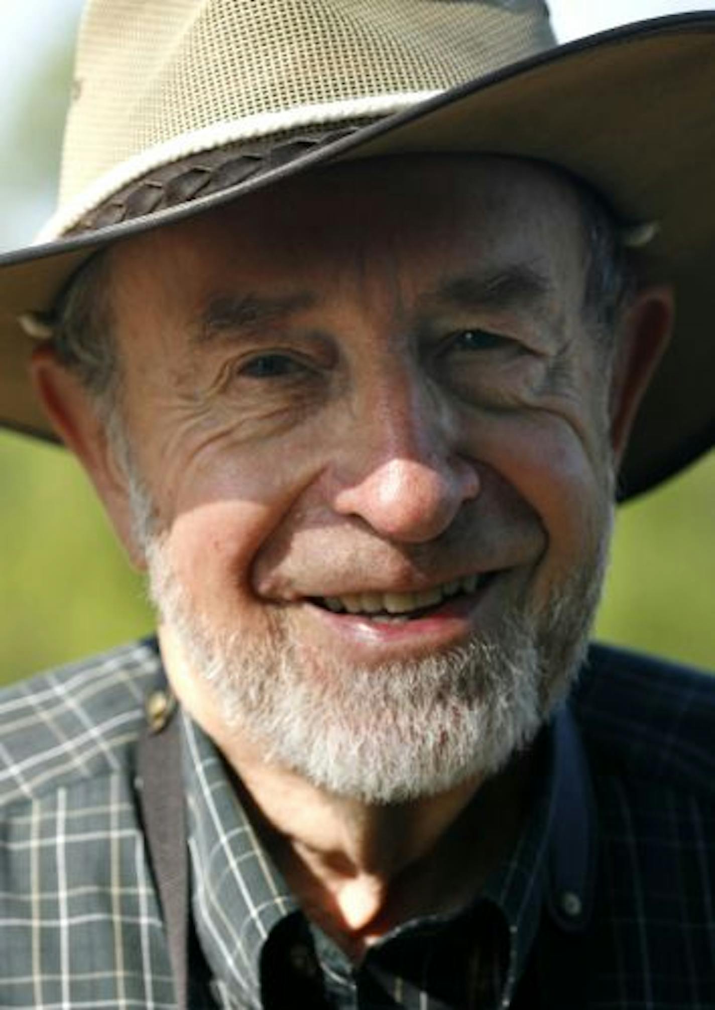 Bob Holtz, 76, has been a bird enthusiast since he was 6. He has been to six continents and seen nearly 500 species of birds. The retired Concordia College professor is the star of "Birding With Bob" -- a series of podcasts that examines birds in Anoka County. Here, Bob was out in the field at Wargo Nature Center, checking bluebird boxes, keeping an eye out for winged creatures, and examining this vacant nest used by house wrens that had taken up inside one of the bluebird nesting boxes.