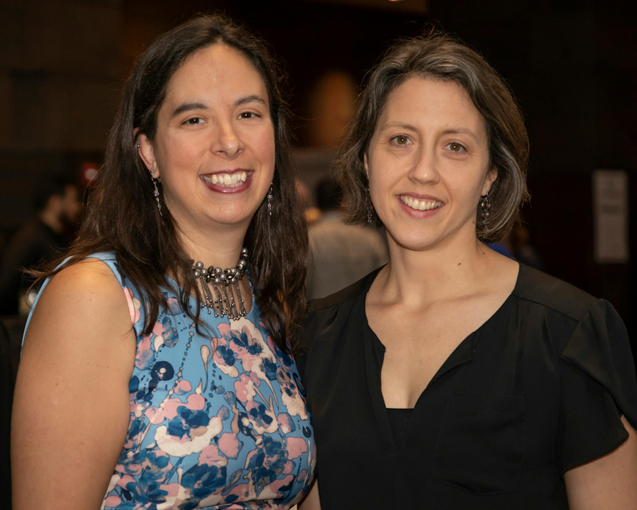 Cheryl Behrent and Hilary Otey at the 2019 Hunger Bash.