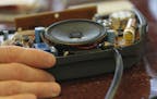 A small clock radio was taken apart during the Hennepin County Fix-It Clinics where residents bring in small household appliances, electronics, clothi