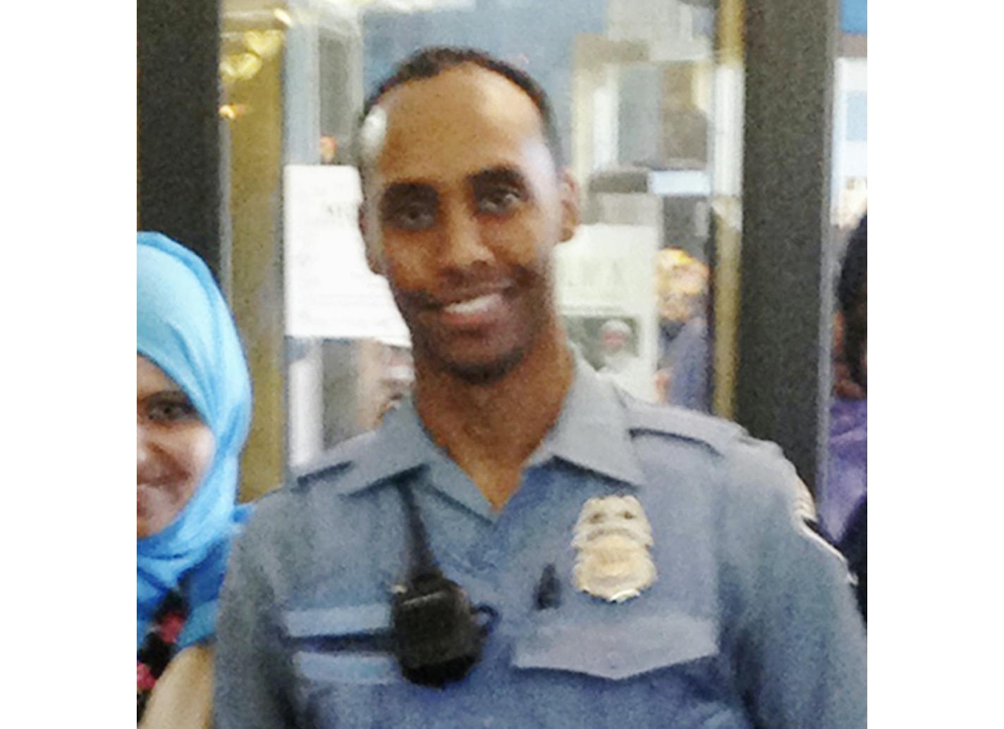 FILE - In this May 2016 image provided by the City of Minneapolis, police officer Mohamed Noor poses for a photo at a community event