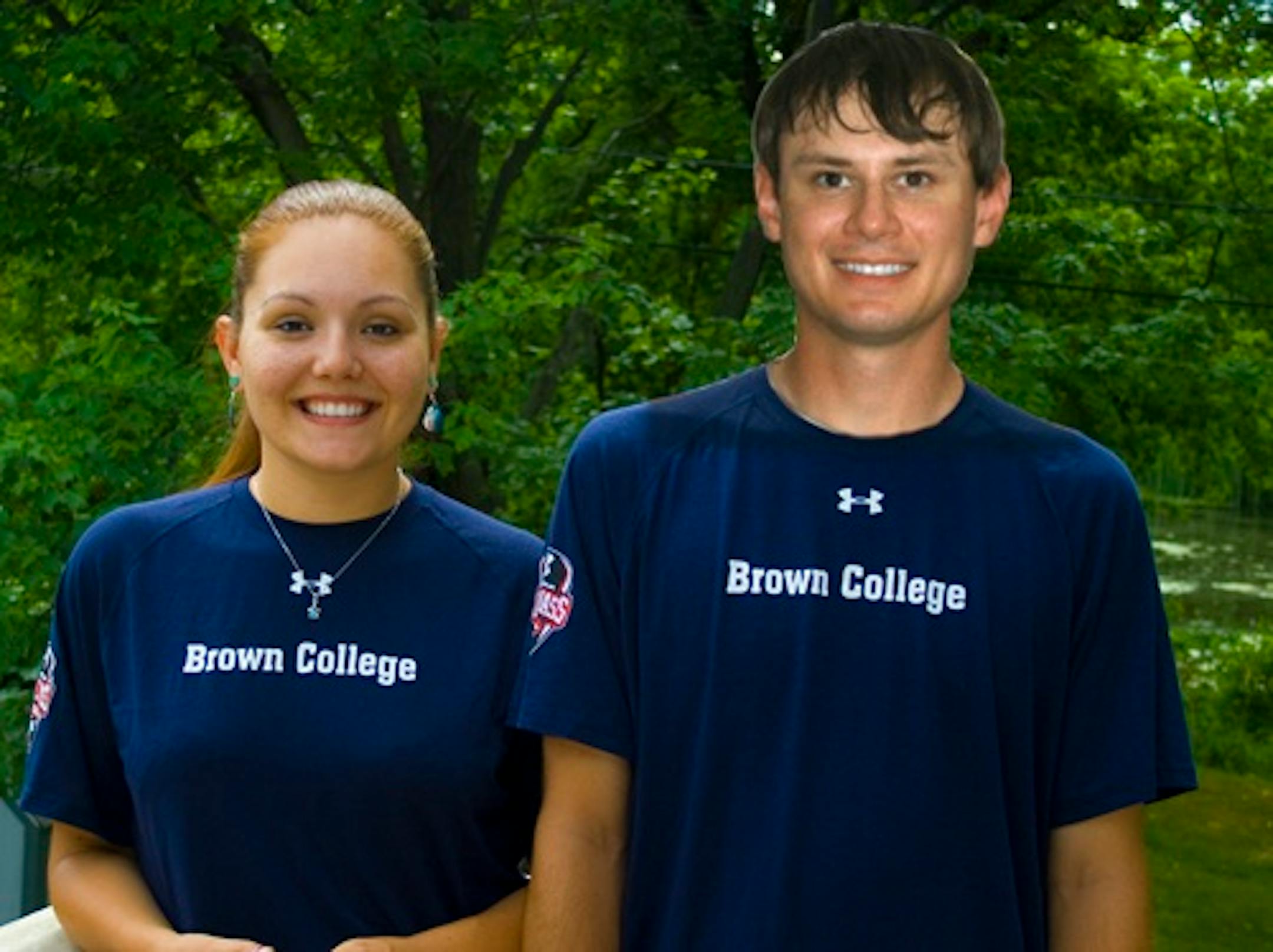 Arielle Tetzlaff and Adam Odegaard