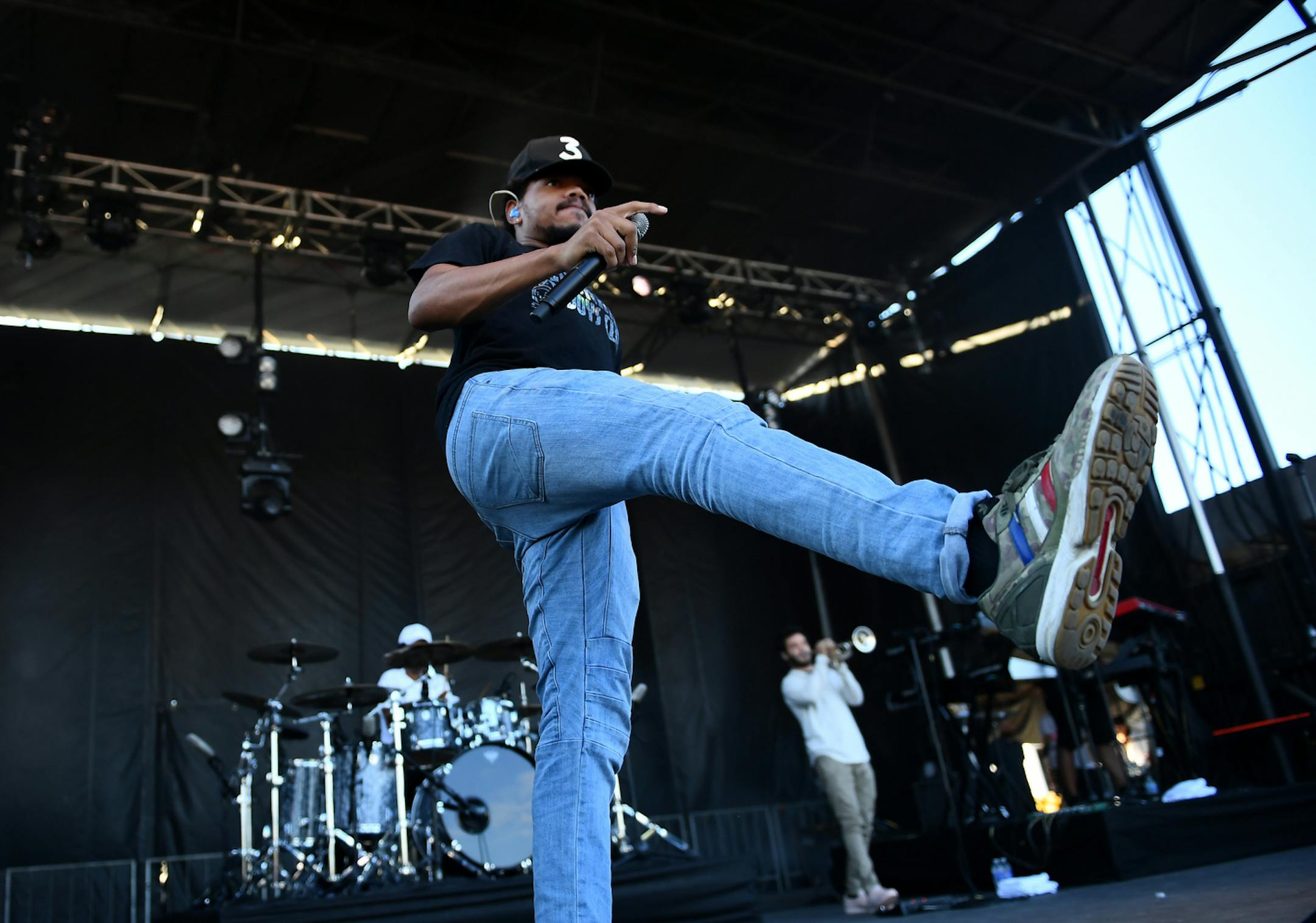 Chance the Rapper performed Saturday at Rock the Garden. ] (AARON LAVINSKY/STAR TRIBUNE) aaron.lavinsky@startribune.com