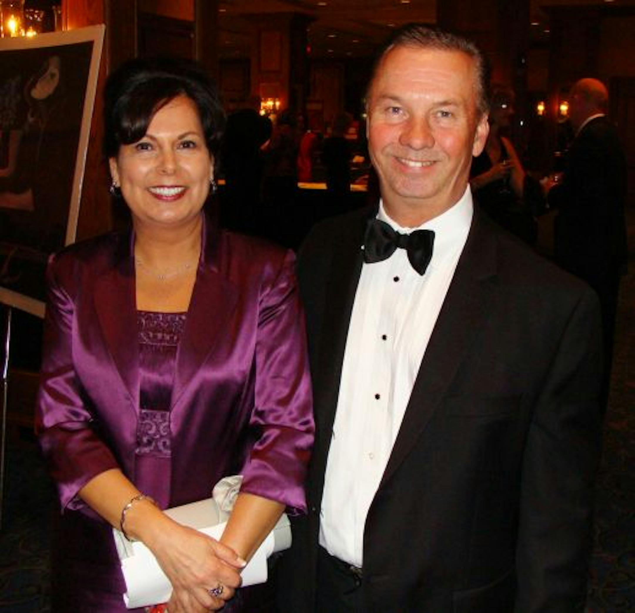 Cathy Cruz Gooch, president of Catallia Mexican Foods and Harold Gooch