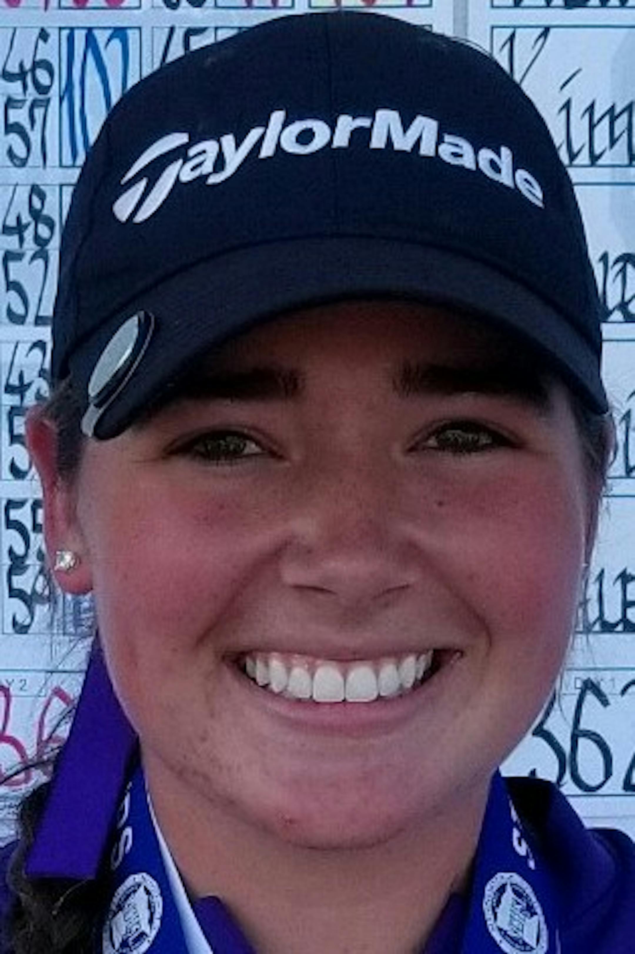 Sophia Yoemans, Class 2A girls' golf individual champion.