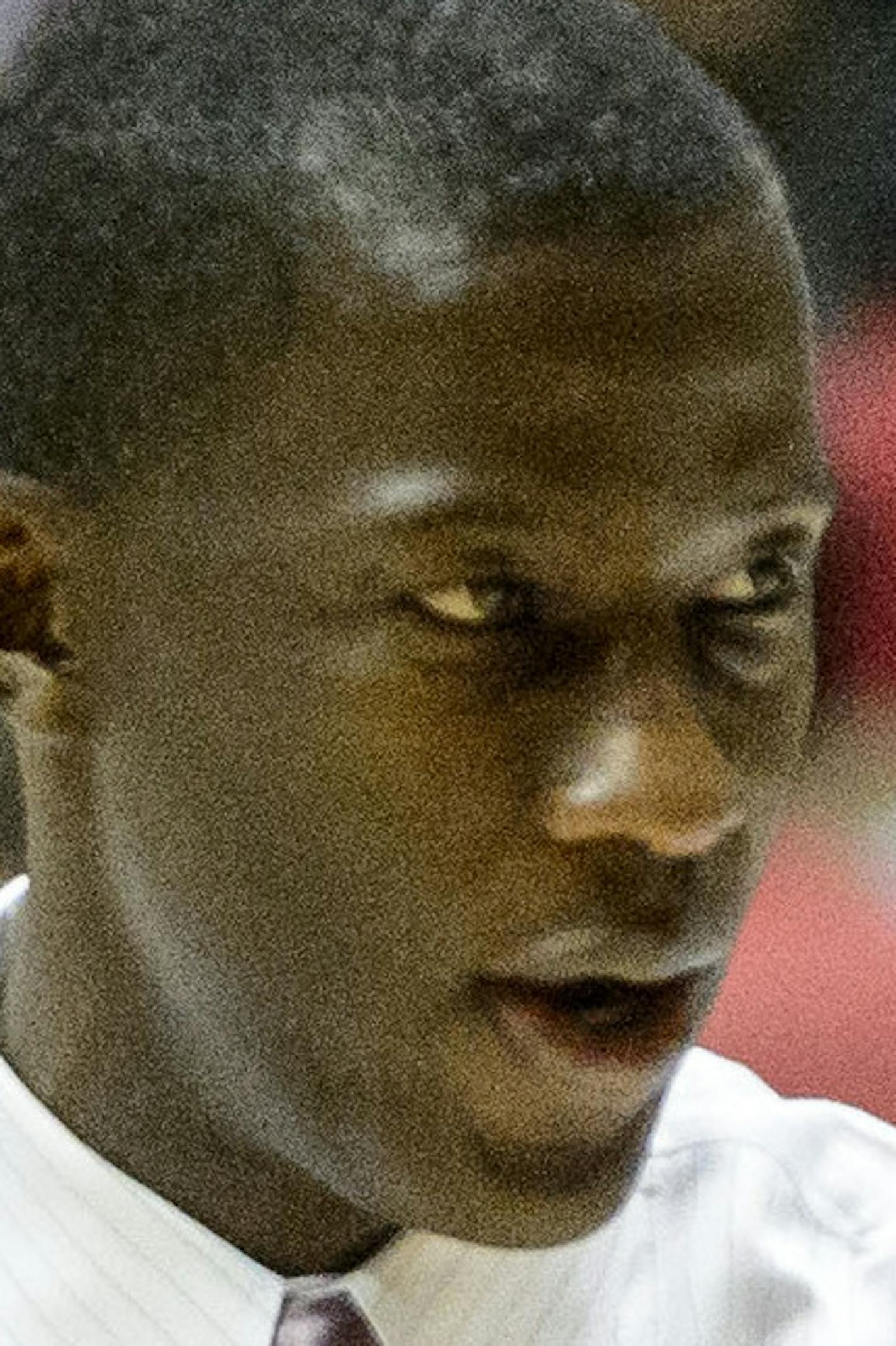 Alabama head coach Anthony Grant salutes the student section after their win Stanford in an NCAA college basketball game in the second round of the NIT on Saturday March 23, 2013 at Coleman Coliseum in Tuscaloosa, Ala. (AP Photo/AL.com, Vasha Hunt) MAGS OUT