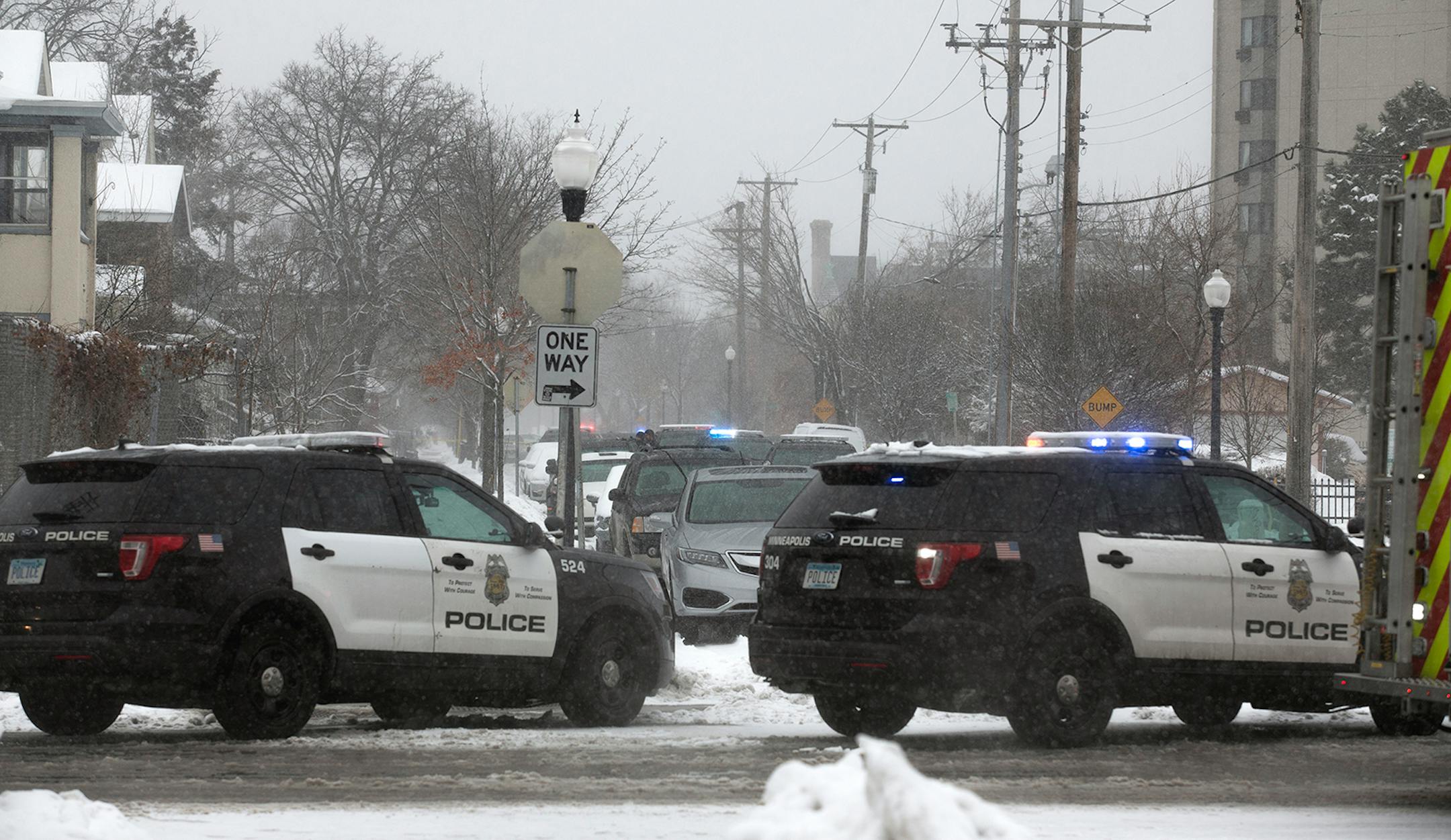 Authorities responded to the scene of a shooting at the 2700 block of Oakland Avenue South in Minneapolis.