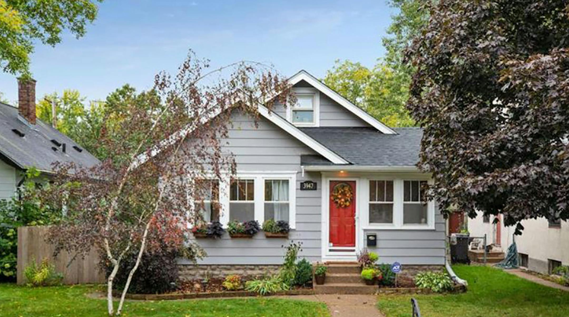 Minneapolis
Built in 1924, this three-bedroom, one-bath house located in the Victory neighborhood has 1,140 square feet and features an upper level bedroom, sunroom, hardwood floors, updated kitchen with stainless steel appliances, full basement, deck, porch, fenced yard and two-car detached garage. Listed by Melissa Mound, Edina Realty, 612-462-9552.