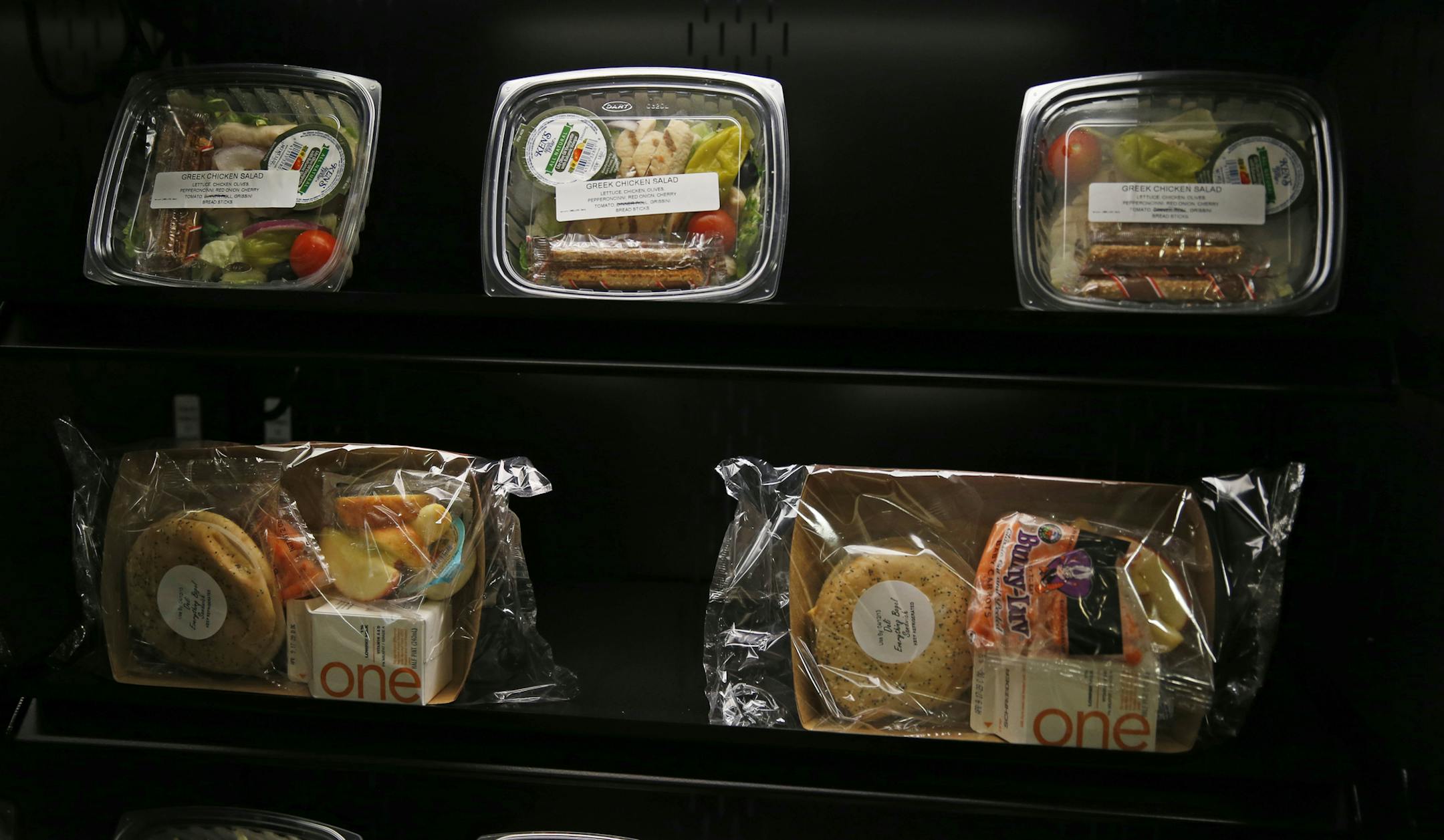 At the cafeteria of Washburn H.S., to-go lunches also have healthy ingredients as part of new approach of fresh and local ingredients on the student menu.]rtsong-taatarii@startribune.com