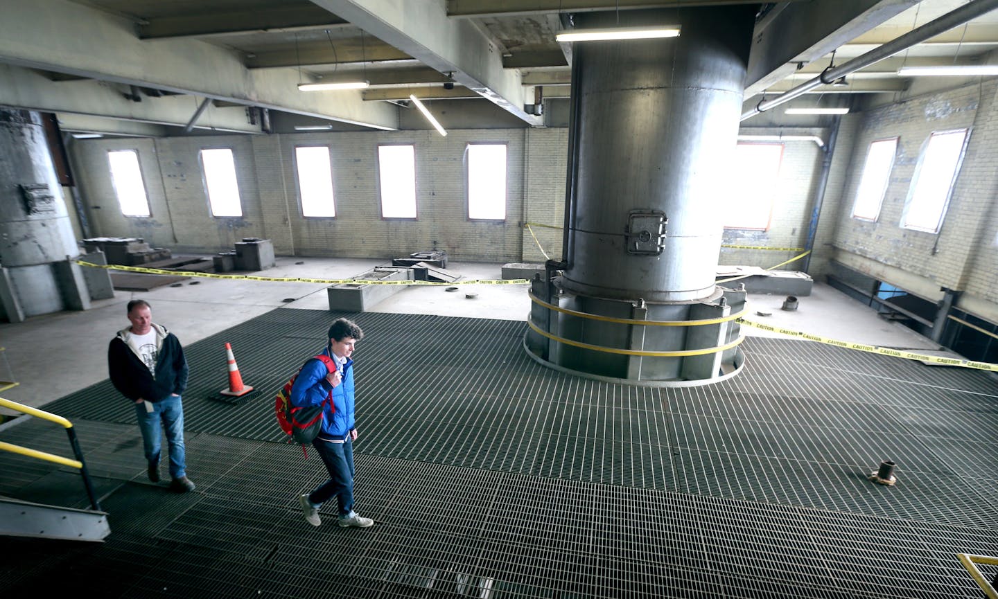 Quin Brunner walked through a part of the plant Wednesday January 27, 2016 in Austin, MN.