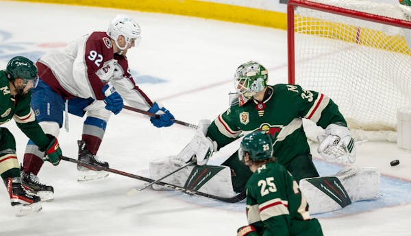 Badly played second period sinks Wild in loss to Avalanche