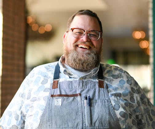 Executive Chef and Owner Tommy Begnaud stands for a portrait Tuesday, March 15, 2022 at Mr. Paul's Supper Club in Edina, Minn. ] AARON LAVINSKY • aaron.lavinsky@startribune.com