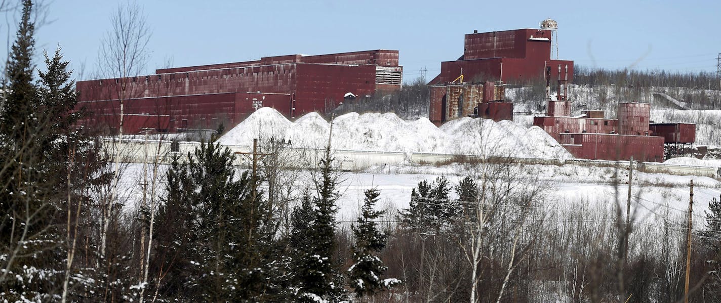 FILE - In this Feb. 10, &#x2020;2016, file photo, the closed LTV Steel taconite plant sits idle near Hoyt Lakes, Minn. The site, which closed in 2001, may return to life as part of Minnesota's first copper-nickel mine, owned by PolyMet Mining Corp. The contentious copper-nickel mine in northeastern Minnesota took another step forward Friday, Jan. 5, 2018, when state regulators released a crucial draft permit for public comment. (AP Photo/Jim Mone, File)