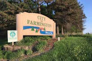 As drivers enter Farmington, they are greeted with elements of the city's longtime logo.