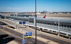 Swissport told state officials it cut 114 jobs at Minneapolis St Paul International Airport in June because of reduced demand for air travel. File pho