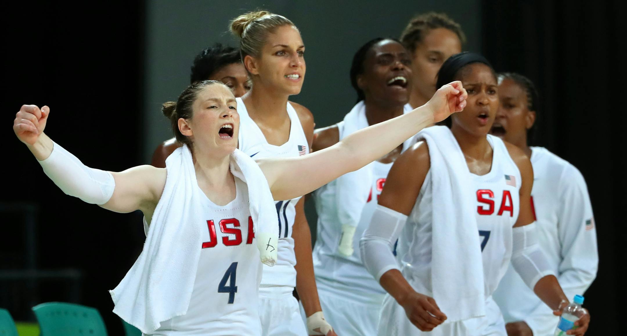 Women's basketball gold medal game. The Lynx's Lindsay Whalen scored 17 points off the bench in the victory, giving the U.S. women's basketball team its sixth consecutive gold medal. ] 2016 Summer Olympic Games - Rio Brazil brian.peterson@startribune.com Rio de Janeiro, Brazil - 08/19/2016 ORG XMIT: MIN1608201820182164