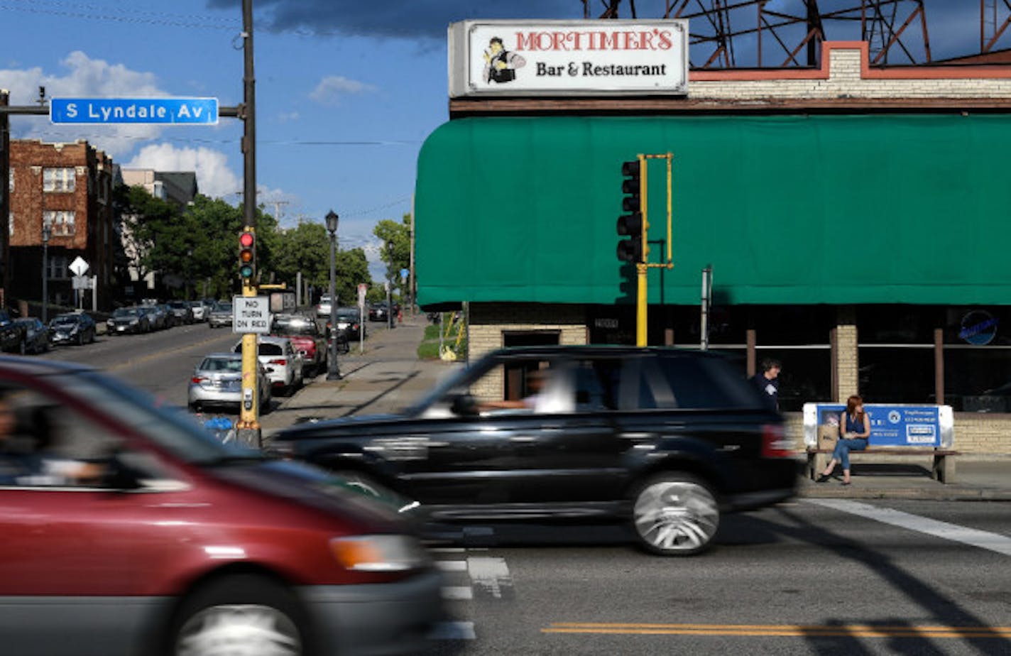 Mortimer's sits on the busy corner of Lyndale and Franklin just south of downtown Minneapolis. / Aaron Lavinsky, Star Tribune