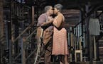 Eric Owens and Angel Blue in the title roles of the Gershwins' "Porgy and Bess." Photo: Ken Howard / Met Opera