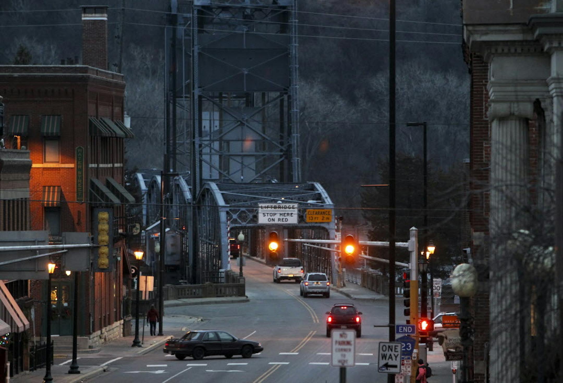 Stillwater Lift Bridge in Stillwater, Minn.