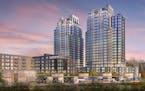 Calhoun Towers is a proposed $100-million-plus project that would have about 750 units and would be adjacent to a 21-story, 113-apartment tower that w