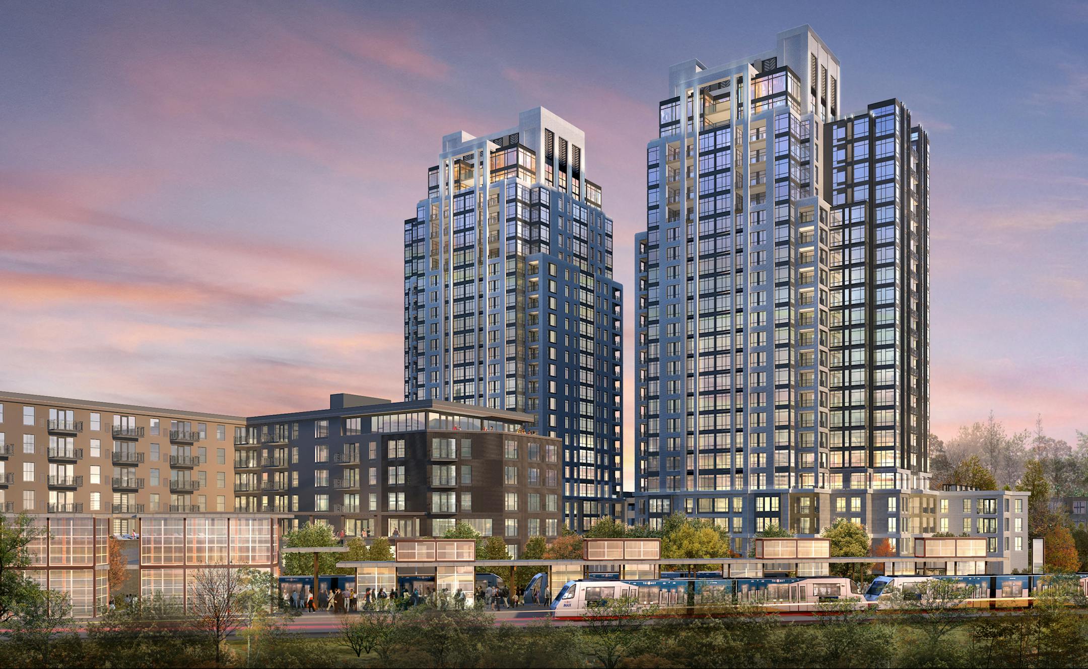 Calhoun Towers is a proposed $100-million-plus project that would have about 750 units and would be adjacent to a 21-story, 113-apartment tower that was built in 1962. ESG Architects