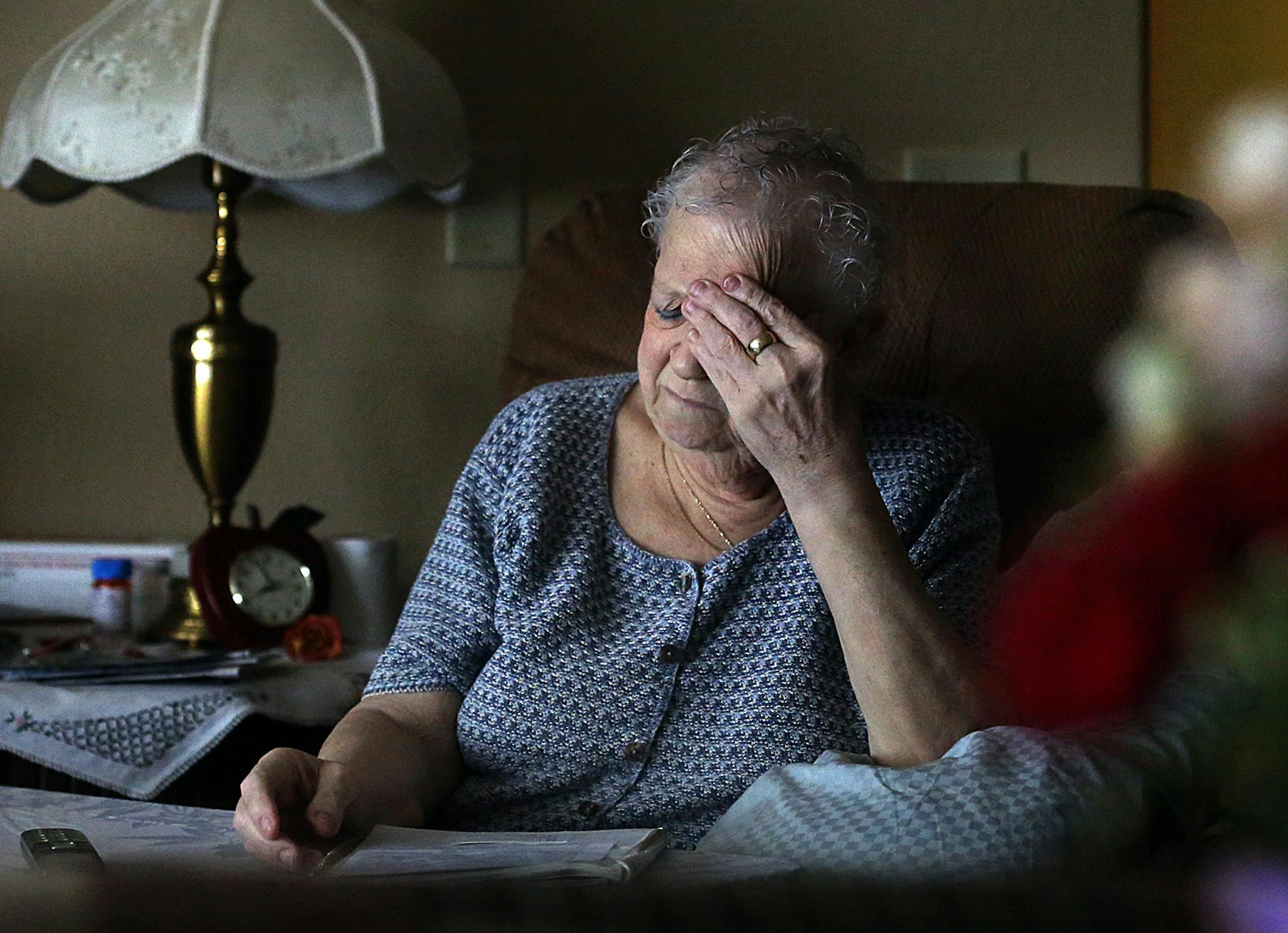 Carol Johnson, a resident of the Edgewood Vista home in Hermantown, said she was threatened with eviction after she demanded more information from administrators about a rape at the facility. Johnson, who suffers from terminal cancer, said &#x201a;&#xc4;&#xfa;I came here (Edgewood Vista home )&#x201a;&#xc4;&#xb6; to live out whatever days I have left in peace. Unfortunately, they have not been peaceful.&#x201a;&#xc4;&#xf9; ] JIM GEHRZ &#x201a;&#xc4;&#xa2; jgehrz@startribune.com / Hermantown/Virg