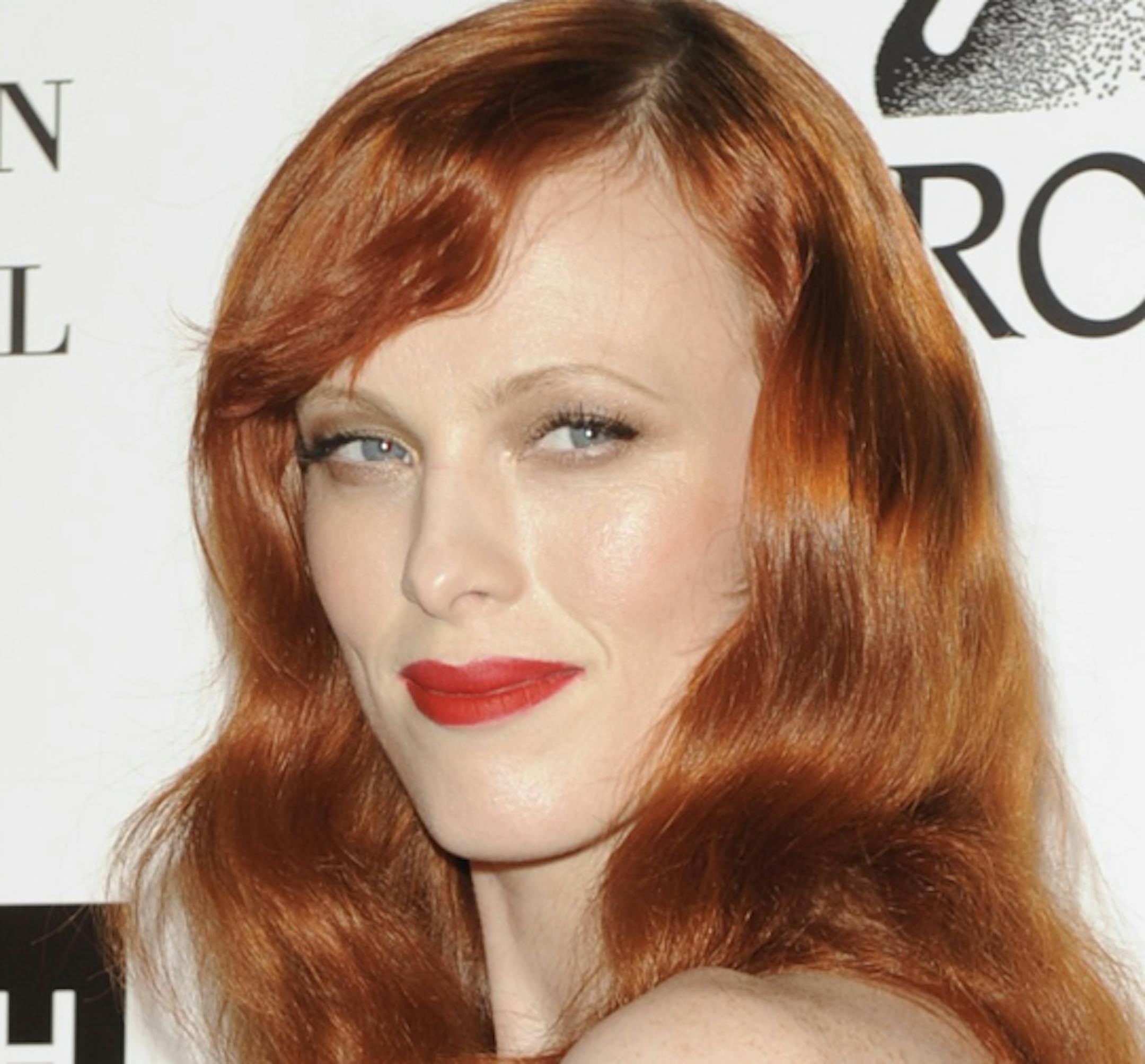 British model Karen Elson