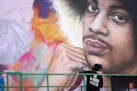Larger than life: Prince mural nears completion in downtown Minneapolis