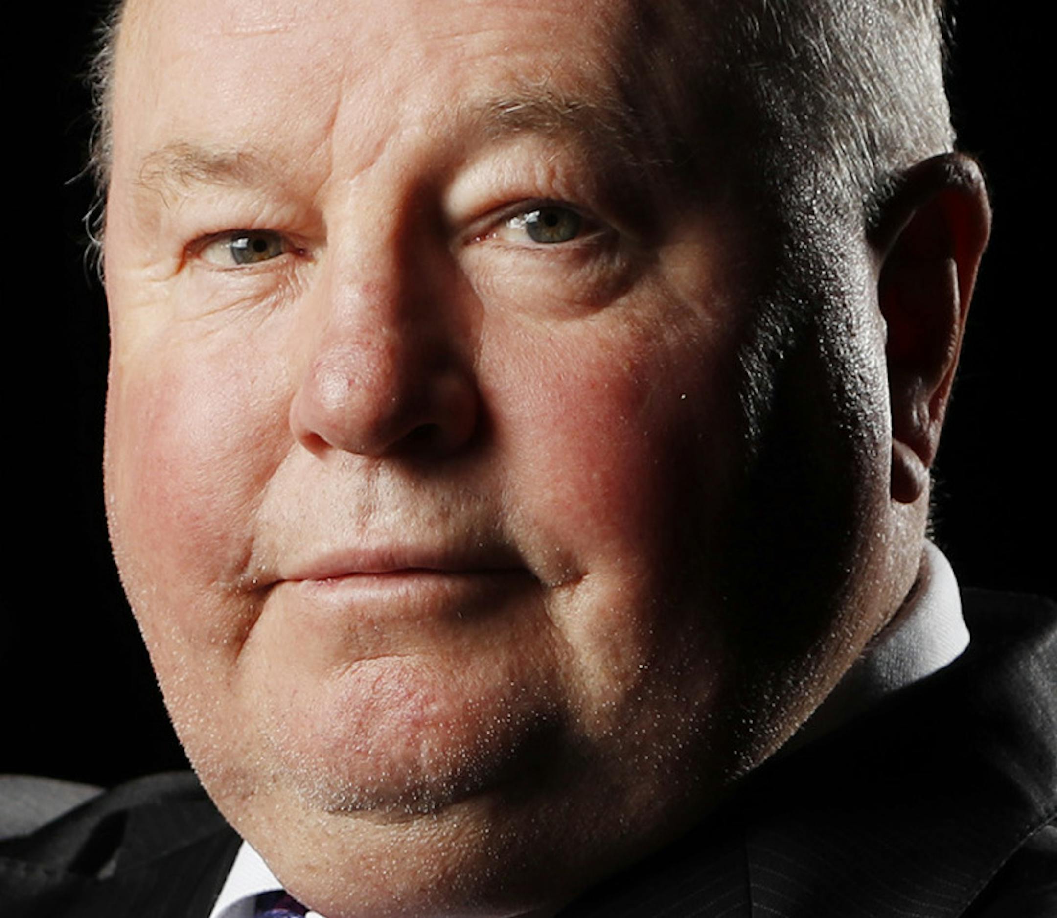 Minnesota Wild head coach Bruce Boudreau Wednesday September 22 ,2016 in St. Paul MN. ] Wild media day. Jerry Holt / jerry. Holt@Startribune.com