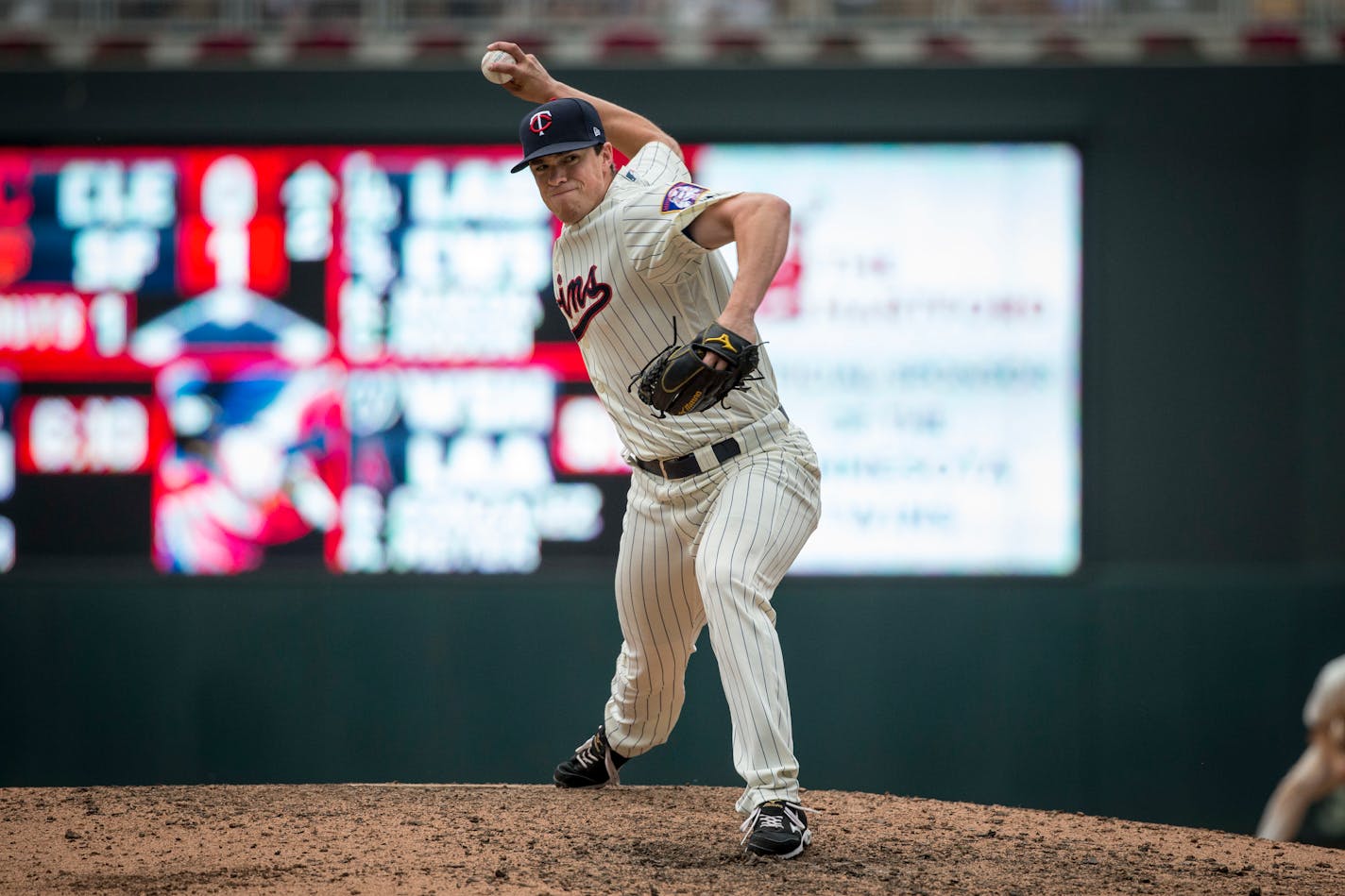 Twins reliever Trevor Hildenberger