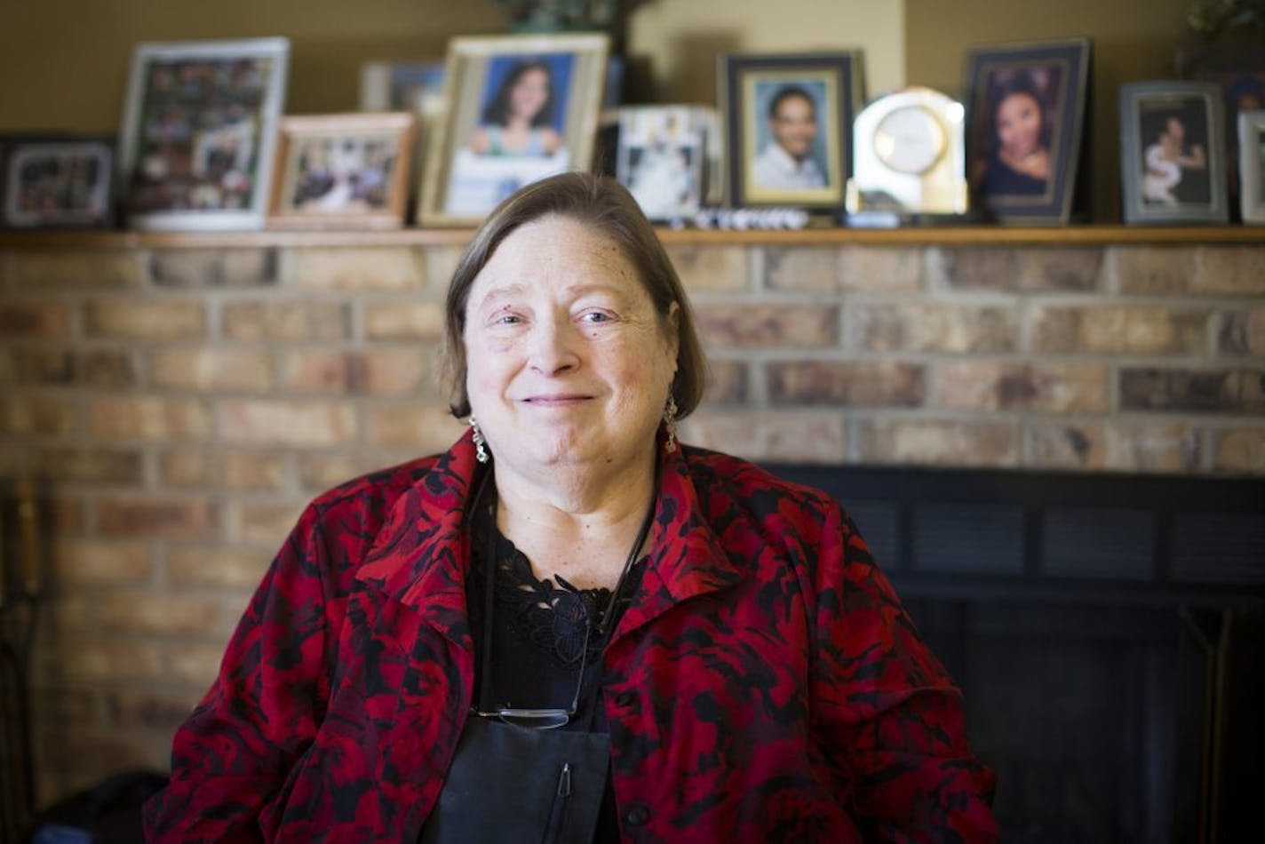 Debbie Beck was photographed in her Eagan home.