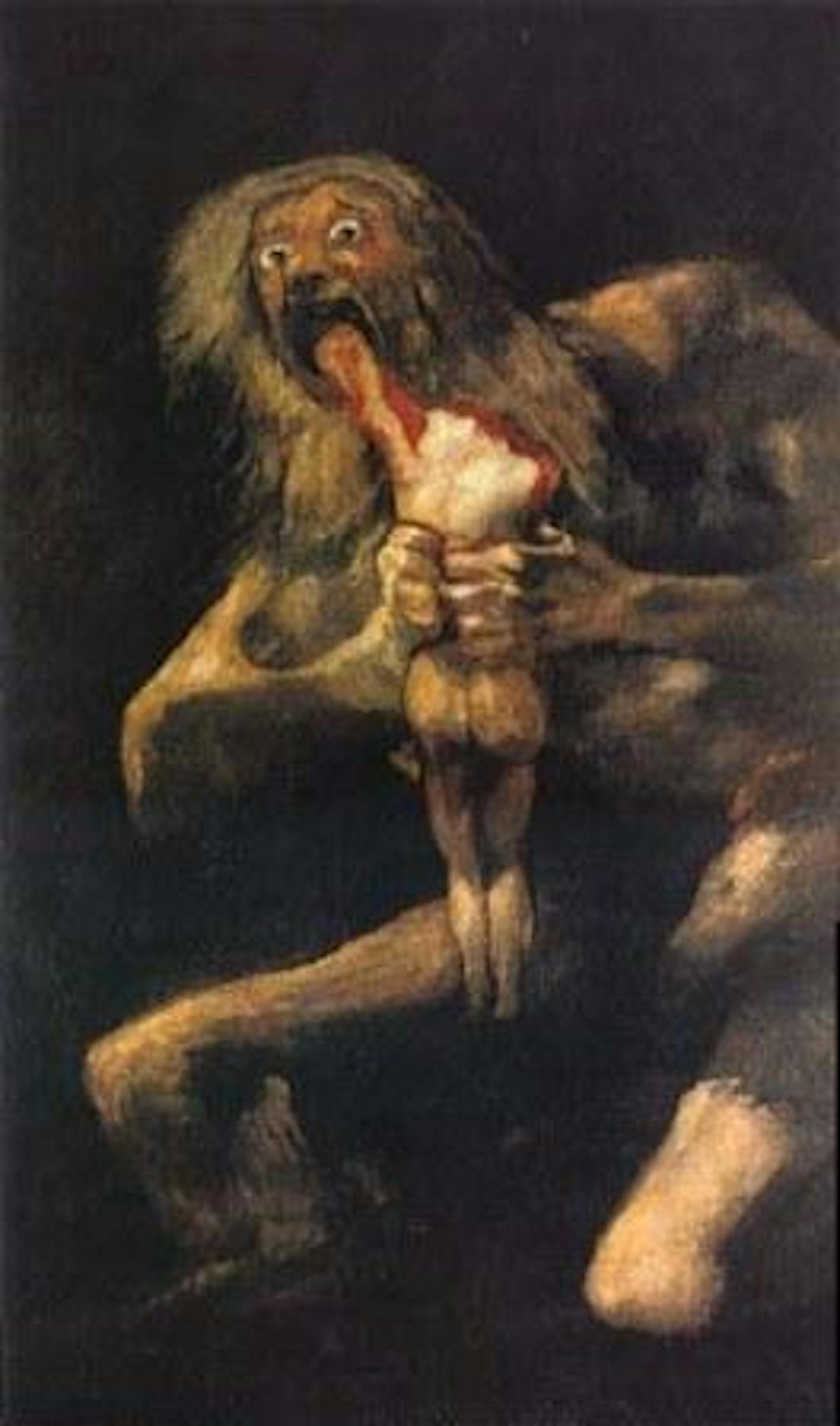Goya's "Saturn Devouring his Children"