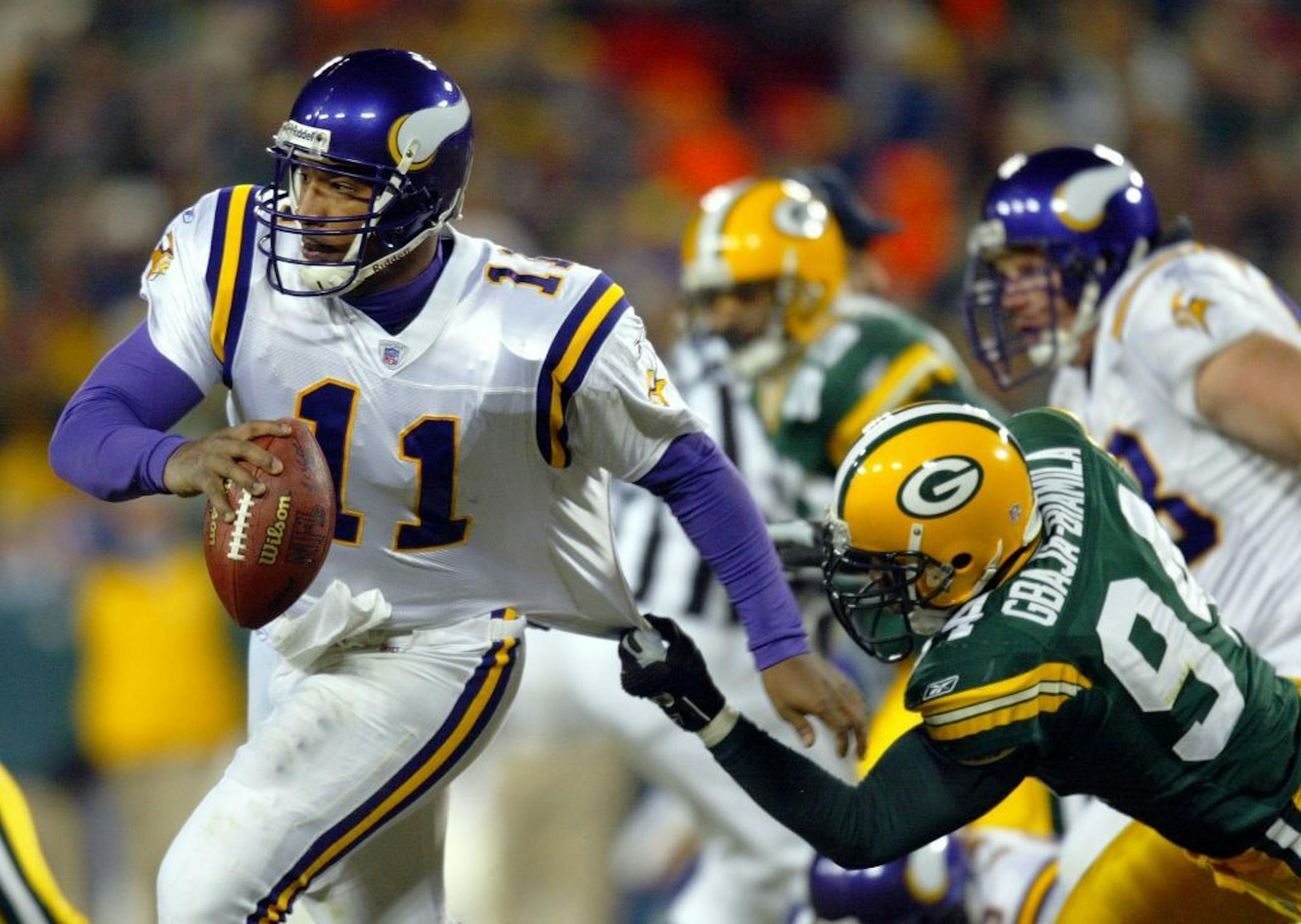 Daunte Culpepper against the Packers in 2002.