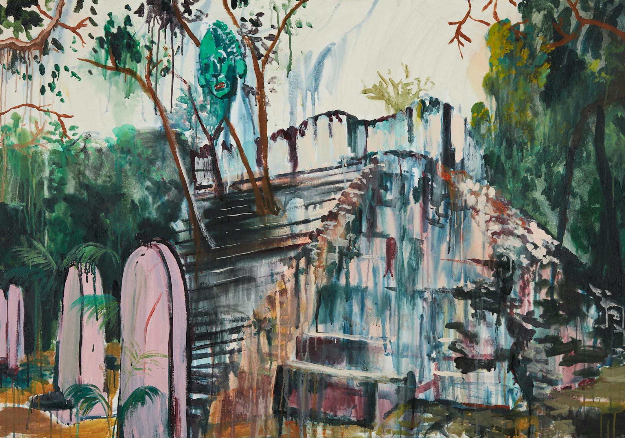 Provided by Catherine G. Murphy Gallery
"The Place of the Snake Kings," a painting by Melissa Loop.